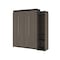 Bestar Orion Queen Murphy Bed with Narrow Shelving Unit (85W), Bark Gray & Graphite 116880-000047 - alternate 1
